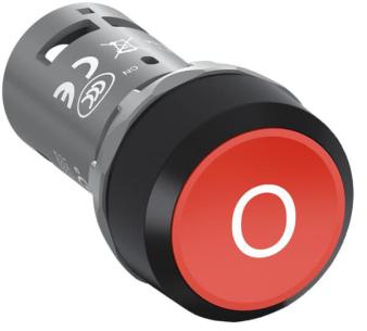 v 300 - 1nc o- markering med - plastik sort - led uden - d r - lavt - kiptryk - trykknap - -compact trykknap cp13-10r-01