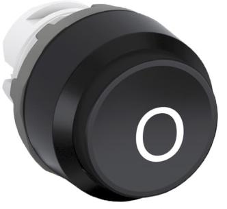 o markering med blok kontakt ingen - plastik sort - led uden - sort - jt h - trykknap mp3-7036