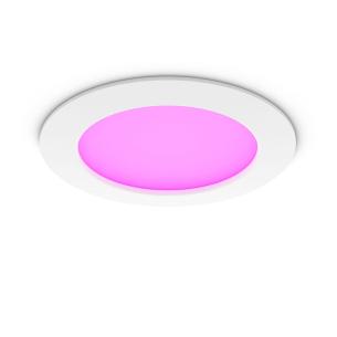 lumen 1200 12w ambiance color and white 45x170x17 light recessed slim hue philips