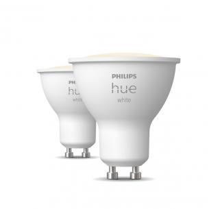2-pak - spots - gu10 white hue philips