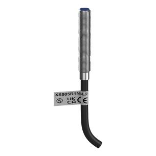 2m kabel 8mm sn0 rustfri l31mm m5 sensor induktiv miniature
