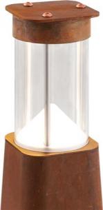 cor-ten kli 1100lm 3k 10w tower f weka