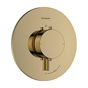 pvd guld-optik pol udtag 1 til rring afsp med termostatarmatur s comfort ecostat hansgrohe