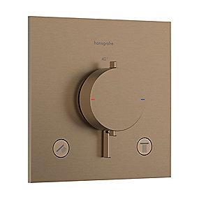pvd bronze rstet b udtag 2 til rring afsp med termostatarmatur e comfort ecostat hansgrohe
