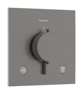 pvd krom sort rstet b udtag 2 til rring afsp med termostatarmatur e comfort ecostat hansgrohe