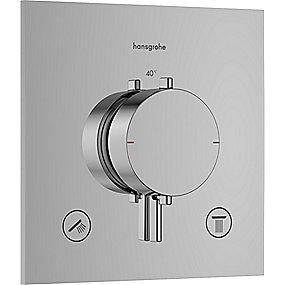 krom udtag 2 til rring afsp med termostatarmatur e comfort ecostat hansgrohe