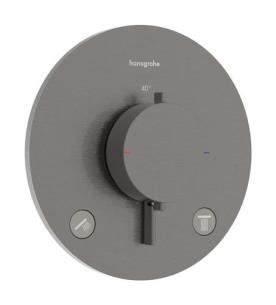 pvd krom sort rstet b udtag 2 til rring afsp med termostatarmatur s comfort ecostat hansgrohe