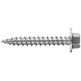 stk 100 a pakke flange hoved sekskant elforzinket fdf-ht mm 40 x 6 byggeskrue fischer