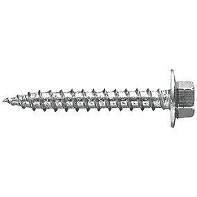 stk 100 a pakke flange hoved sekskant elforzinket fdf-ht mm 50 x 6 byggeskrue fischer