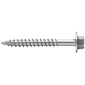 stk 50 a pakke flange hoved sekskant elforzinket fdf-ht mm 100 x 6 byggeskrue fischer