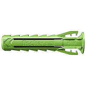 stk 90 pakke - rdier lastv je h for ekspansion 4-sidet green 8x40mm plus sx dybel fischer