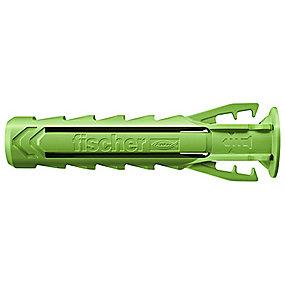 stk 45 pakke - rdier lastv je h for ekspansion 4-sidet green 10x50mm plus sx dybel fischer