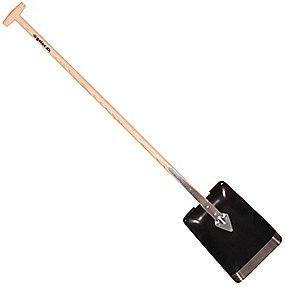 d tr dobbelt krykke m sskaft asketr lakeret 128cm graveskovl galax