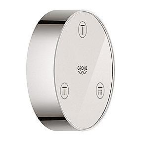 hvid forkromet hovedbruser til 84mm fjernbetjening smartconnect rainshower grohe
