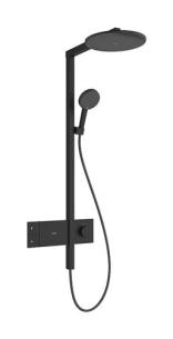 sort mat comf showers ecosmart 1jet 300 showerpipe s alive raindance hansgrohe