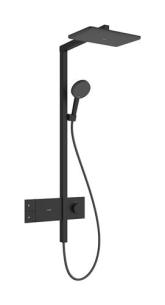 sort mat comf showers ecosmart 1jet 340 210 showerpipe q alive raindance hansgrohe