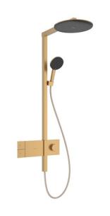 pvd bronze rst b c showers ecosmart 1jet 300 showerpipe s alive raindance hansgrohe