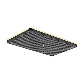 pvd guld-optik pol ecosmart 1jet 340 210 hovedbruser q alive raindance hansgrohe