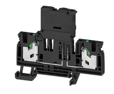 250v a 3 6 mm 5x20 rrelse silringst 10-36vdc led med 4mm2 tilsutninger vandrette 2 in snap sikringsklemme sort