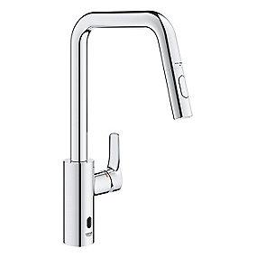 krom spray dual u-tud j h armatur kken k hybrid eurosmart grohe