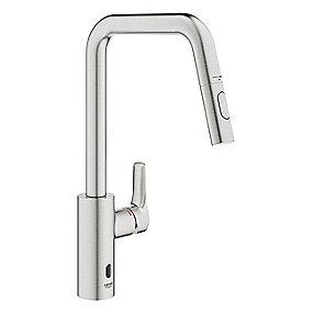 supersteel spray dual u-tud j h kkenarmatur k hybrid eurosmart grohe