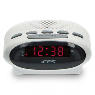 hvid radio clock