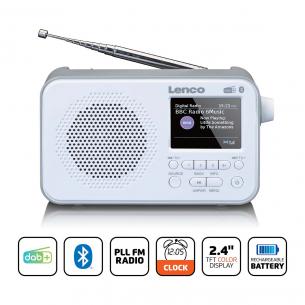 hvid rm tft-sk 4 2 bluetooth med fm-radio dab rbar b