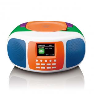 rn b til farver glade lcd-farvedisplay stort og cd-afspiller bluetooth med fm-radio dab rbar b lenco