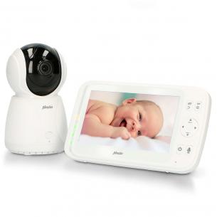 hvid farvedisplay 5 med babyalarm video dvm-275