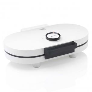 hvid hjerteformet dobbelt vaffeljern trebs