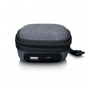 gr powerbank indbygget med etui lenco