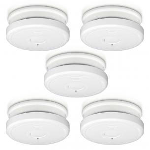 hvid 5-pak tys-tys-knap med galarm r alecto