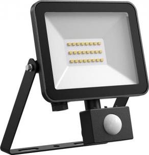 sort pir 4000k 2330lm 20w floodlight fox