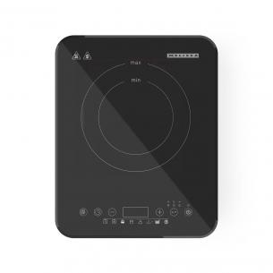 sort rnesikring b overophedningsbeskyttelse lcd-display boostfunktion timerfunktion forudindstillinger 8 effektniveauer 10 w 2000 induktionskogeplade melissa