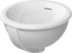 335mm hvid rund indbyg til ndvask h bali architec duravit