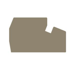 no snap-on wemid v-0 mm 5 2 width mm 65 height beige dark terminals for plate end