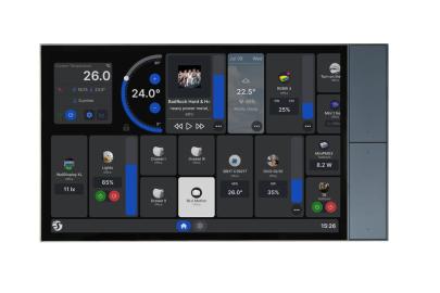rm sk touch wifi - silver xl display wall shelly