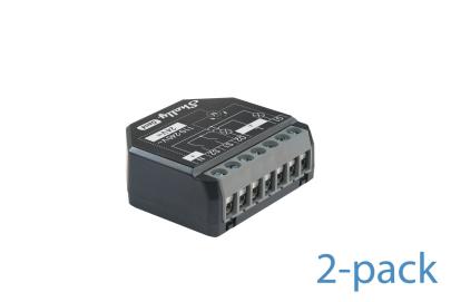 230vac 24vdc ling effektm med kanaler 2 jalousi rel zigbee wifi - 2-pack gen4 2pm shelly
