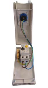 stik cee 3-pol hvid juleboks kombirel� m lumipak