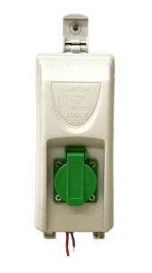 dk-stik hvid juleboks kombirel� m lumipak