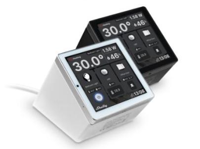 white stand display wall shelly