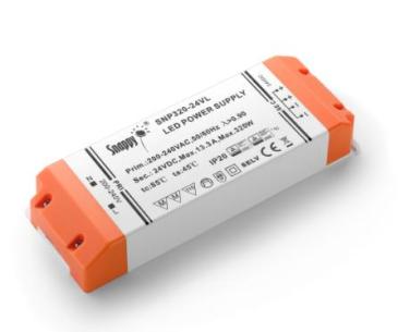 215x77x35mm 320w dc 24v driver led