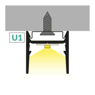 stk 2 a s�t profil alu f u1 montagebeslag dioflex