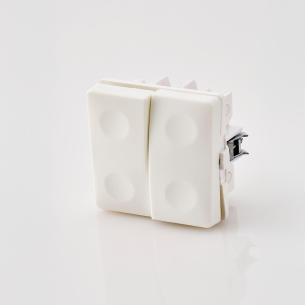 hvid - 0 1 krone afbryder curveline switch fesh