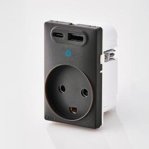 koksgr - j med 5 1 usb x 2 stikudtag curveline switch fesh