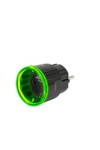 rel uden ler effektm med smartplug 16a wifi - sort gen3 pm plug shelly