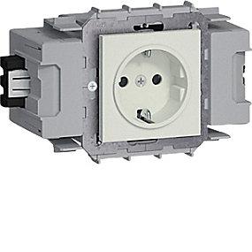 9016 ral frontmonteret 1xschuko ecoline stikkontakt