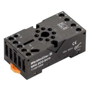 connection screw a 12 contact co 2 ip20 socket relay