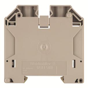 2 connections of number v 1000 a 150 mm2 50 beige dark connection screw block terminal feed-through