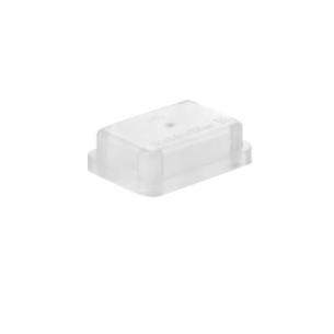 transparent white colour polypropylene material basic ip20 3 size installation connector plug-in industrial transporting for cap protective